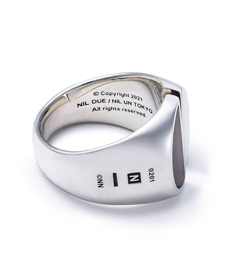 NIL DUE/NIL UN Sprit Carved Seal Ring-