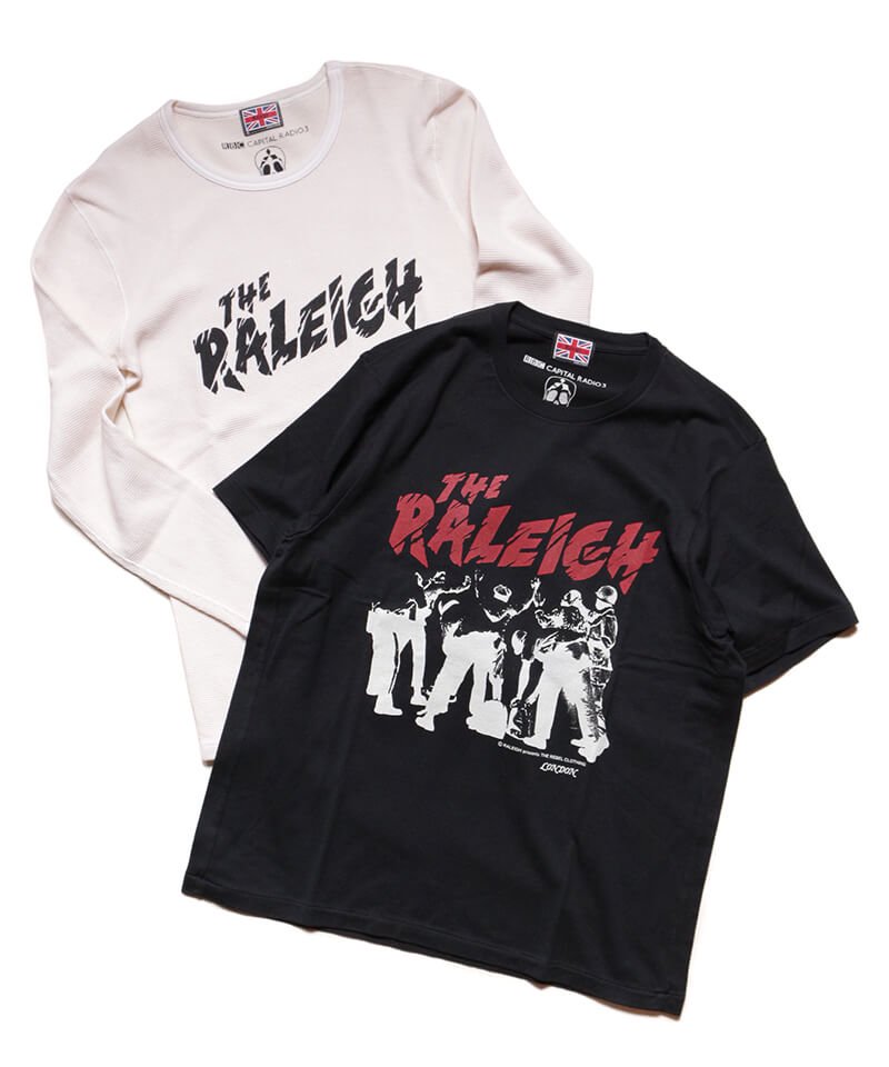 RALEIGH / ラリー（RED MOTEL / レッドモーテル） ｜ “TRY TO COMMUNICATE” T-SHIRTS & COTTON WAFFLE THERMAL L/S UNDERWEAR SET (LDN1982/BK)商品画像