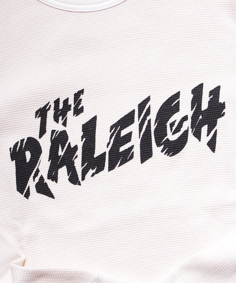 RALEIGH / ラリー（RED MOTEL / レッドモーテル） ｜“TRY TO COMMUNICATE” T-SHIRTS & COTTON WAFFLE THERMAL L/S UNDERWEAR SET (LDN1982/BK)商品画像6
