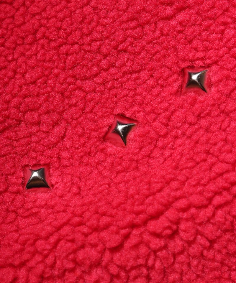 RALEIGH / ラリー（RED MOTEL / レッドモーテル） ｜SAILOR HOOD “DIAMOND” BOA BLOUSON (RED)商品画像9
