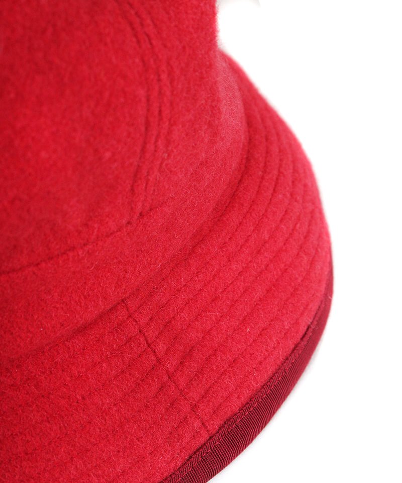 RALEIGH / ラリー（RED MOTEL / レッドモーテル） ｜“MADCHESTER RAVE ON” 90’s Style BUCKET HAT (RED)商品画像2