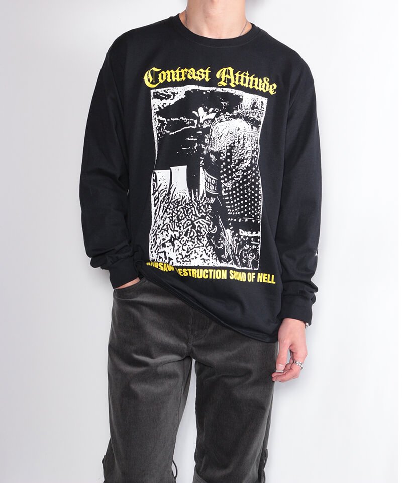 CONTRAST ATTITUDE / コントラスト アティチュード：LONG SLEEVE SHIRT