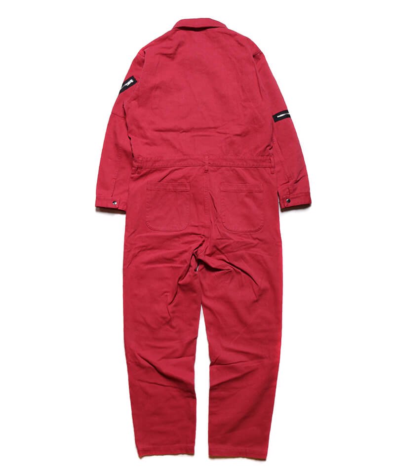 RALEIGH / ラリー（RED MOTEL / レッドモーテル） ｜“TRY TO COMMUNICATE” MONEY HEIST BOILERSUITS (RED)商品画像1