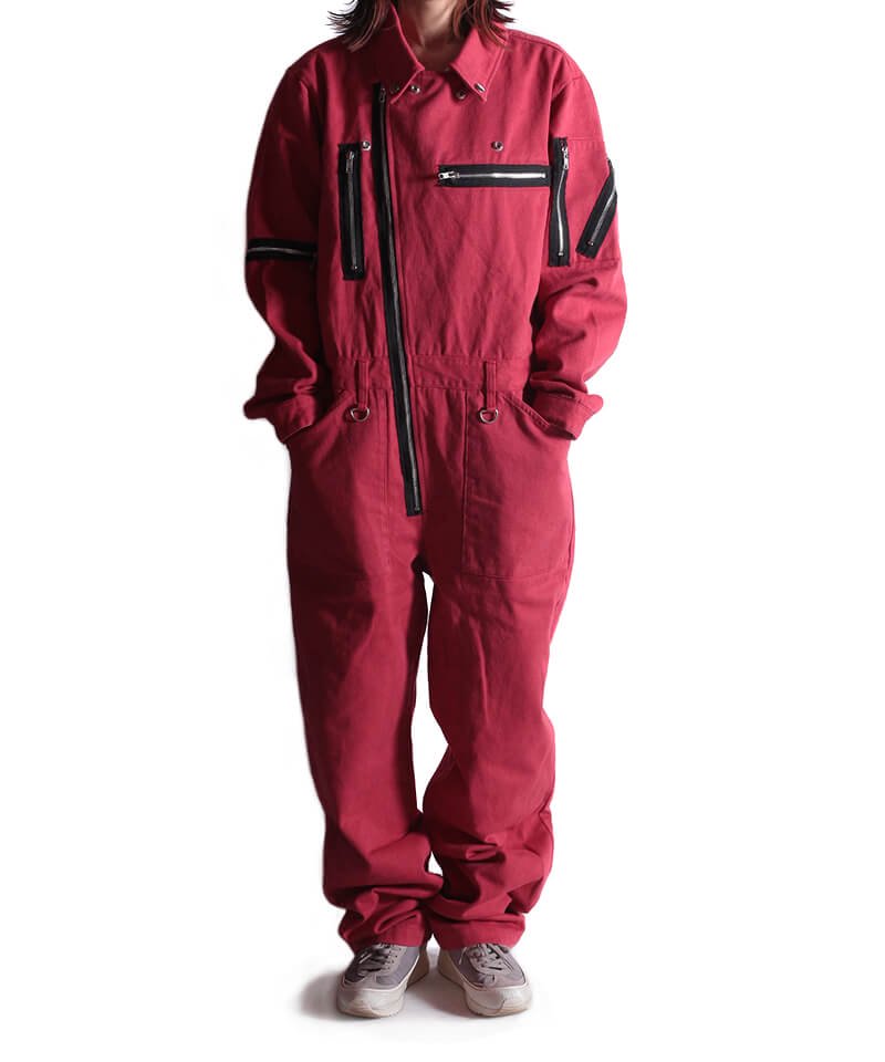 RALEIGH / ラリー（RED MOTEL / レッドモーテル） ｜“TRY TO COMMUNICATE” MONEY HEIST BOILERSUITS (RED)商品画像14
