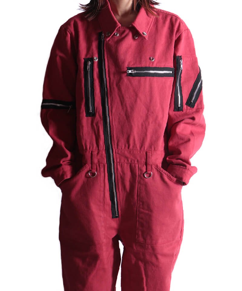 RALEIGH / ラリー（RED MOTEL / レッドモーテル） ｜“TRY TO COMMUNICATE” MONEY HEIST BOILERSUITS (RED)商品画像17