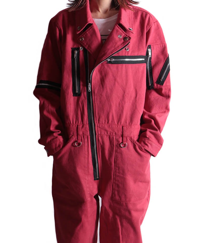 RALEIGH / ラリー（RED MOTEL / レッドモーテル） ｜“TRY TO COMMUNICATE” MONEY HEIST BOILERSUITS (RED)商品画像18
