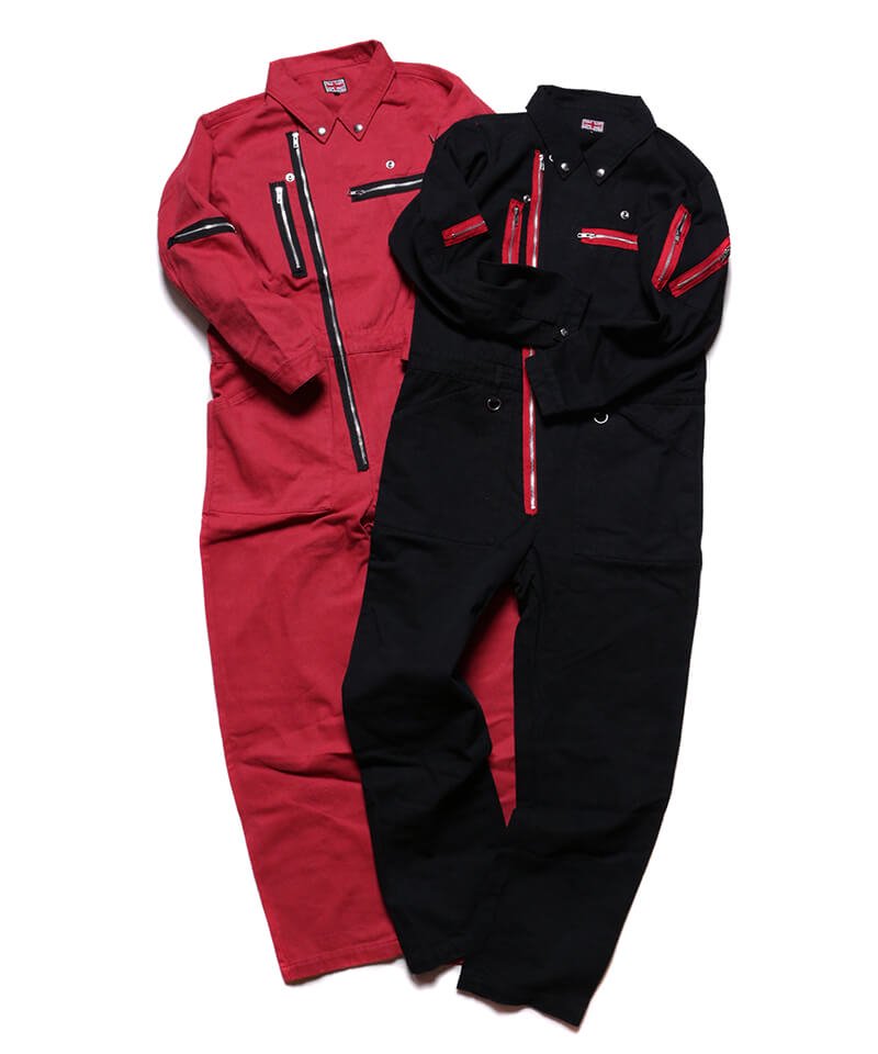 RALEIGH / ラリー（RED MOTEL / レッドモーテル） ｜“TRY TO COMMUNICATE” MONEY HEIST BOILERSUITS (RED)商品画像2