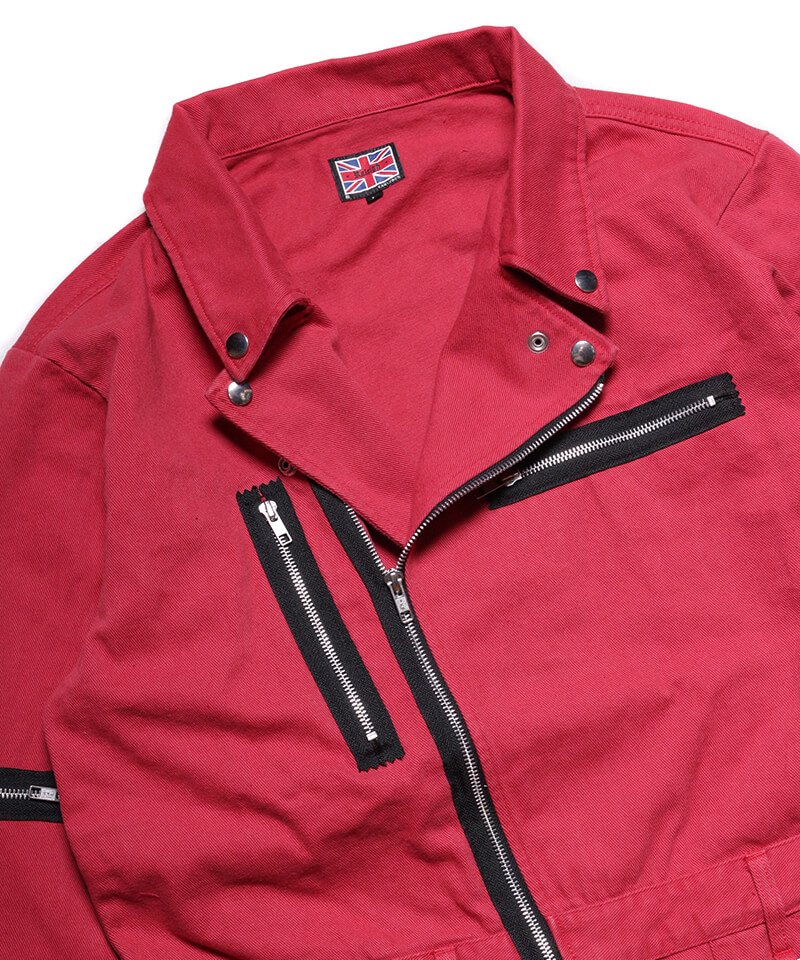 RALEIGH / ラリー（RED MOTEL / レッドモーテル） ｜“TRY TO COMMUNICATE” MONEY HEIST BOILERSUITS (RED)商品画像6
