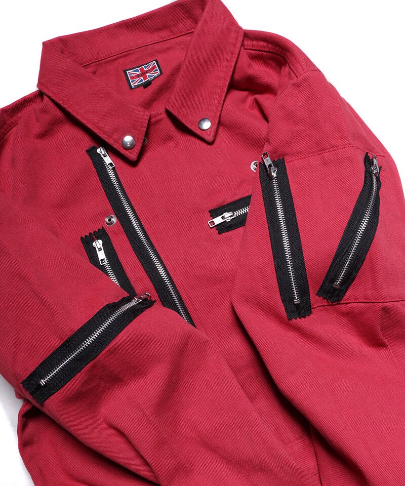 RALEIGH / ラリー（RED MOTEL / レッドモーテル） ｜“TRY TO COMMUNICATE” MONEY HEIST BOILERSUITS (RED)商品画像9