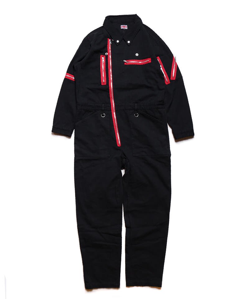 RALEIGH / ラリー（RED MOTEL / レッドモーテル） ｜ “TRY TO COMMUNICATE” MONEY HEIST BOILERSUITS (BLACK)商品画像