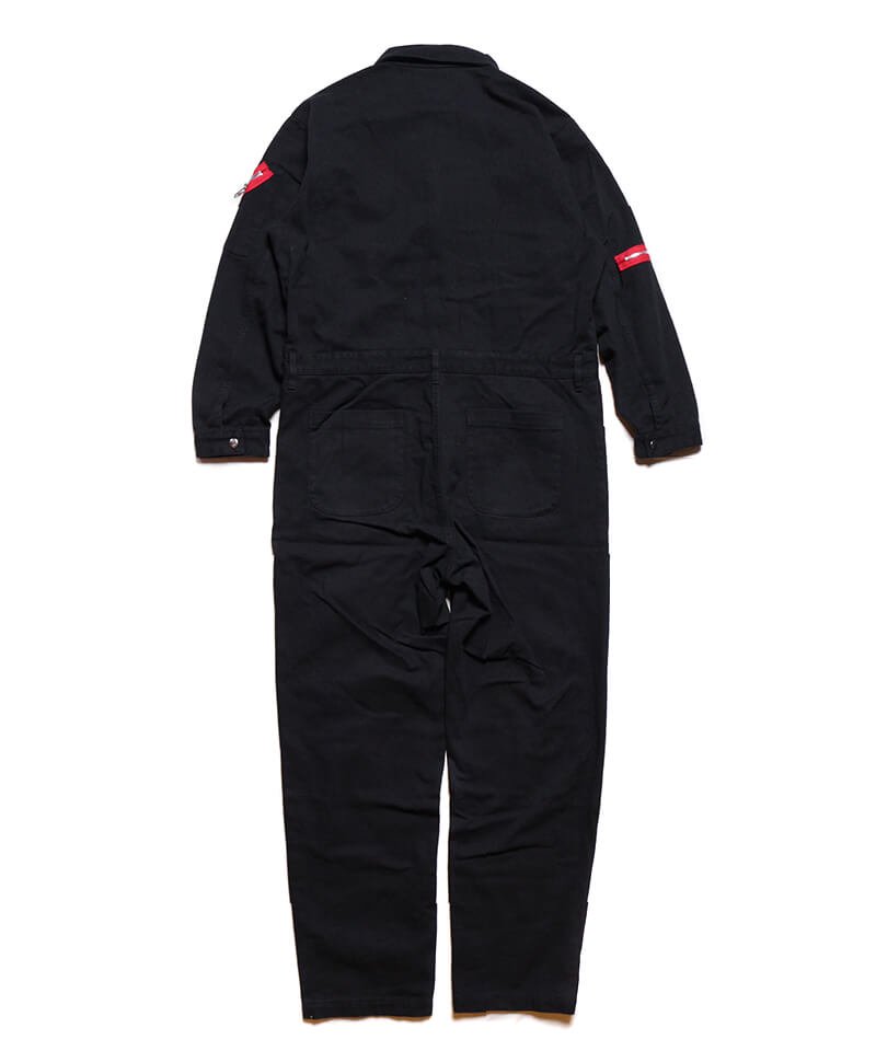 RALEIGH / ラリー（RED MOTEL / レッドモーテル） ｜“TRY TO COMMUNICATE” MONEY HEIST BOILERSUITS (BLACK)商品画像1