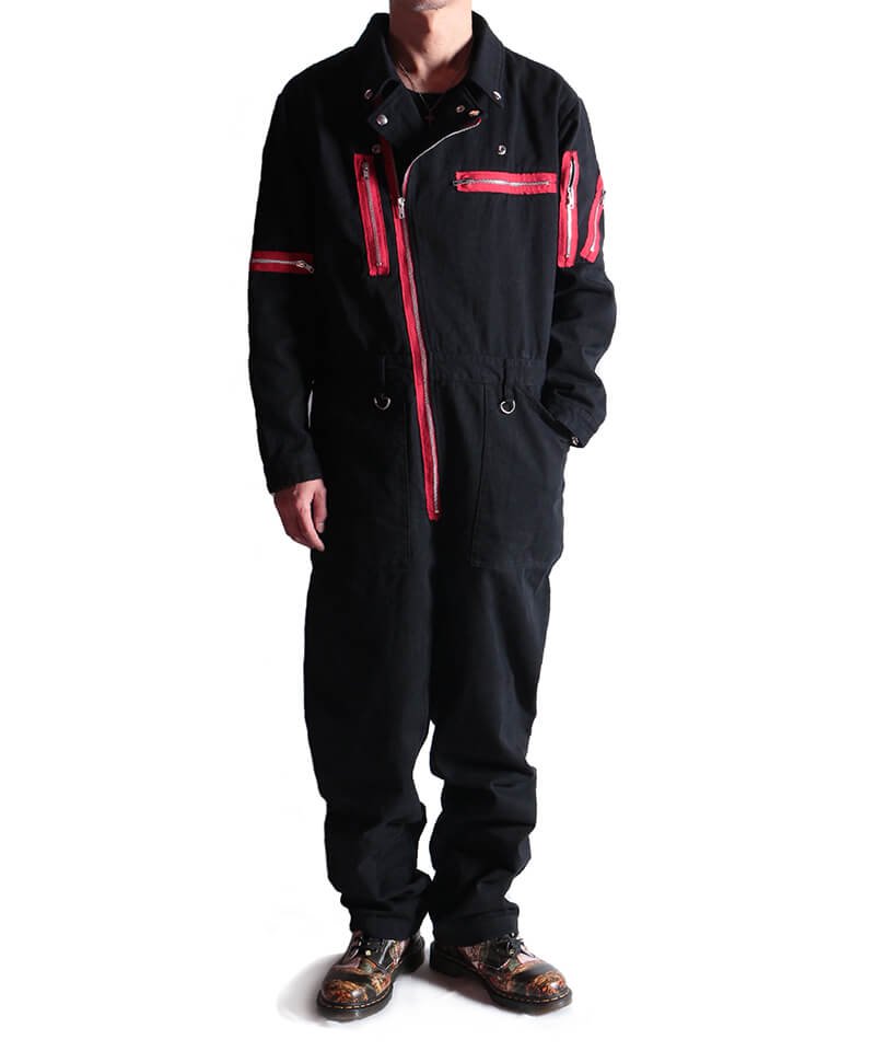 RALEIGH / ラリー（RED MOTEL / レッドモーテル） ｜“TRY TO COMMUNICATE” MONEY HEIST BOILERSUITS (BLACK)商品画像14