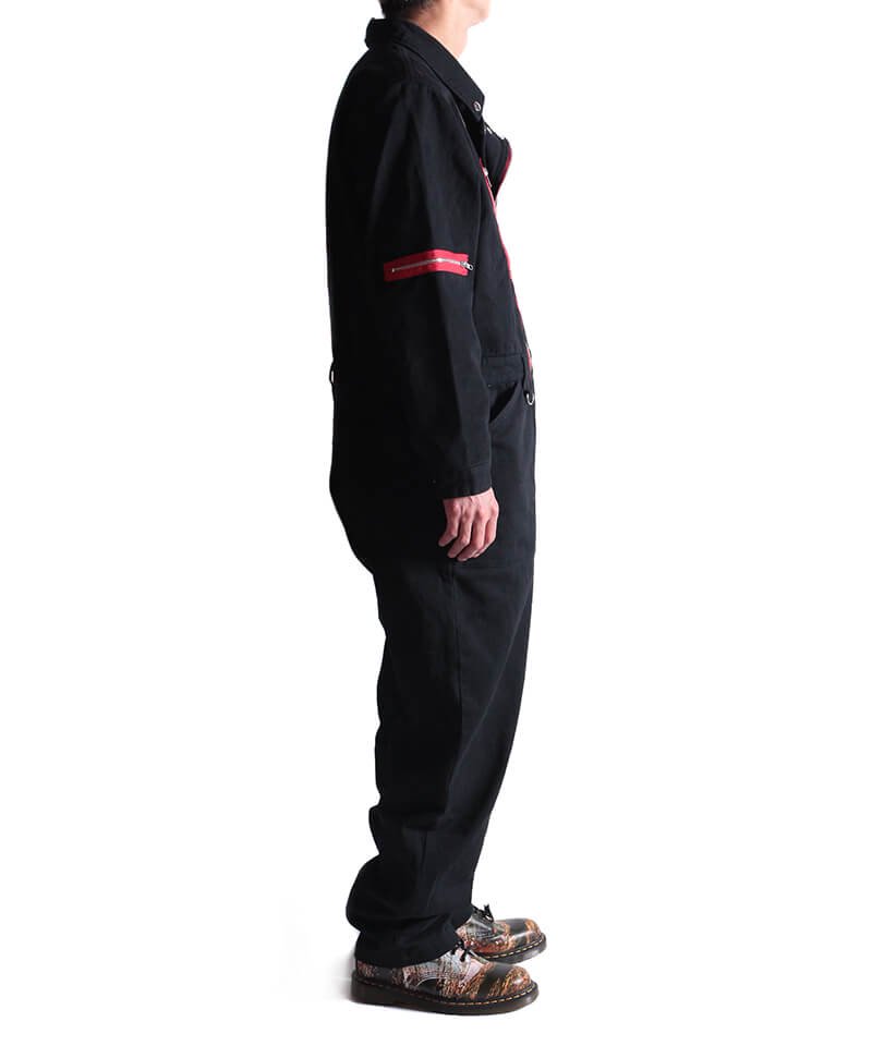 RALEIGH / ラリー（RED MOTEL / レッドモーテル） ｜“TRY TO COMMUNICATE” MONEY HEIST BOILERSUITS (BLACK)商品画像15
