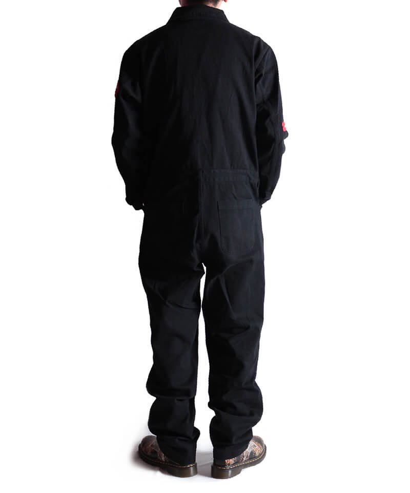 RALEIGH / ラリー（RED MOTEL / レッドモーテル） ｜“TRY TO COMMUNICATE” MONEY HEIST BOILERSUITS (BLACK)商品画像16