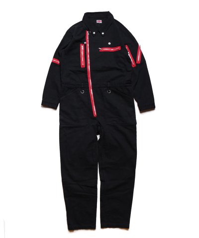 RALEIGH / ラリー（RED MOTEL / レッドモーテル） / “TRY TO COMMUNICATE” MONEY HEIST BOILERSUITS (BLACK)