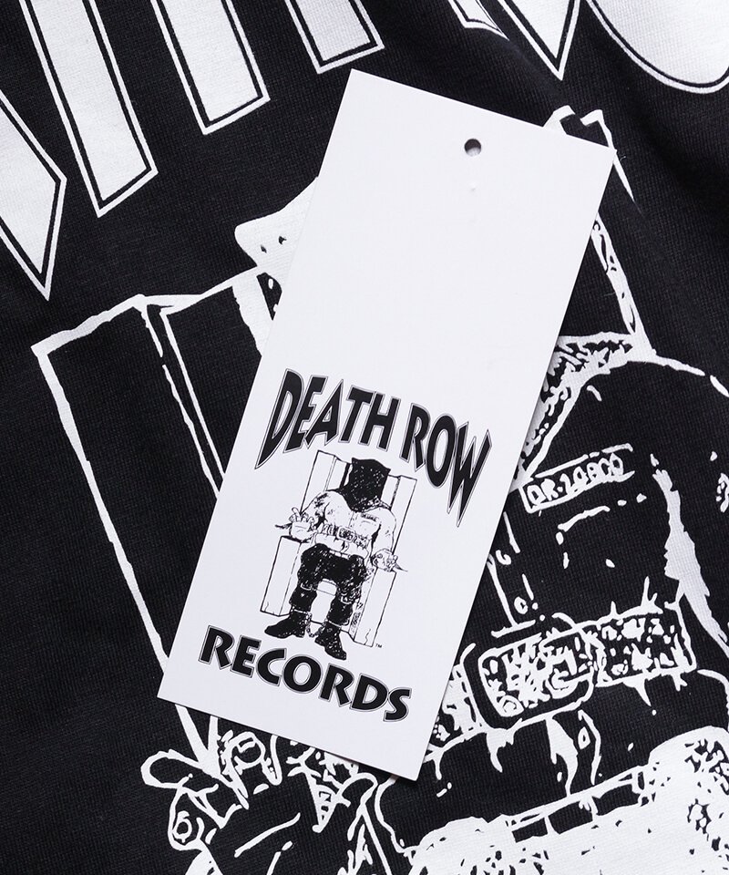 Official Artist Goods / バンドTなど ｜DEATH ROW RECORDS / デス ロウ レコード：OG DEATH ROW LOGO T-SHIRT (BLACK)　商品画像4