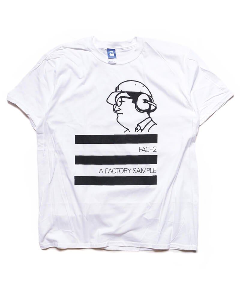 Official Artist Goods / バンドTなど ｜ FACTORY RECORDS / ファクトリー レコード：A FACTORY SAMPLE T-SHIRT (WHITE)　商品画像