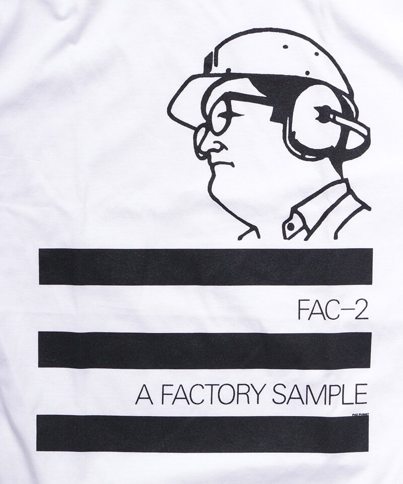 FACTORY RECORDS / ファクトリー レコード：A FACTORY SAMPLE T-SHIRT (WHITE) - セレクトショップ  SIDEMILITIA（サイドミリティア）通販サイト