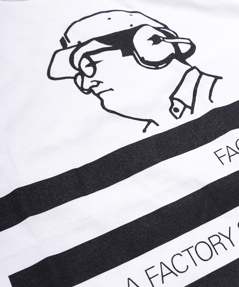 FACTORY RECORDS / ファクトリー レコード：A FACTORY SAMPLE T-SHIRT (WHITE) - セレクトショップ  SIDEMILITIA（サイドミリティア）通販サイト