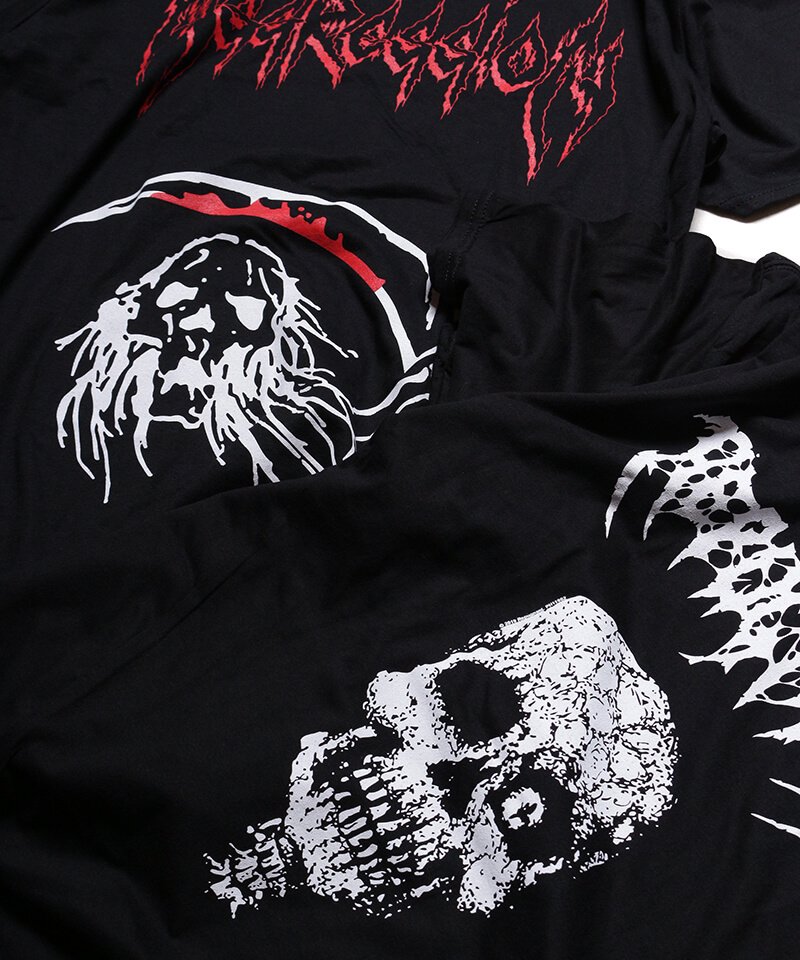 Official Artist Goods / バンドTなど ｜AGGRESSION / アグレッション：BY THE REAPING HOOK T-SHIRT (BLACK)　商品画像7