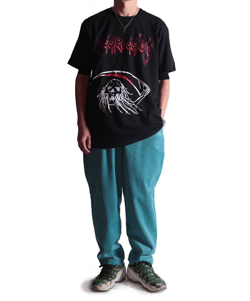 Official Artist Goods / バンドTなど ｜AGGRESSION / アグレッション：BY THE REAPING HOOK T-SHIRT (BLACK)　商品画像8
