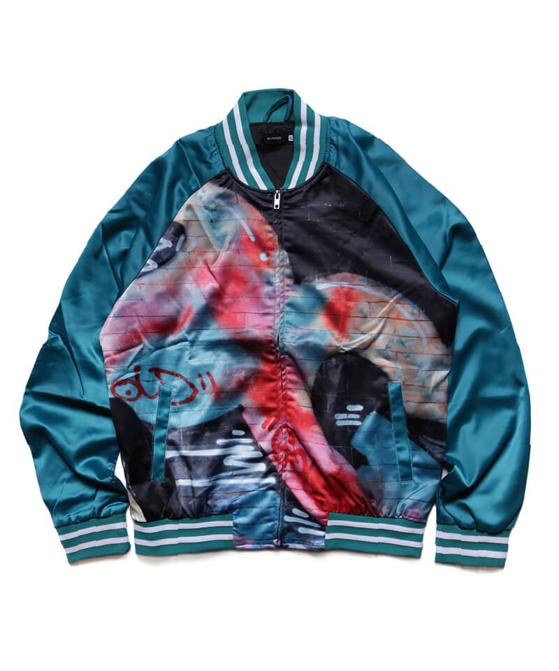 Official Artist Goods / バンドTなど ｜THE NOTORIOUS B.I.G. / ノトーリアス・B.I.G.：BOMBER JACKET (TURQUOISE)　商品画像1