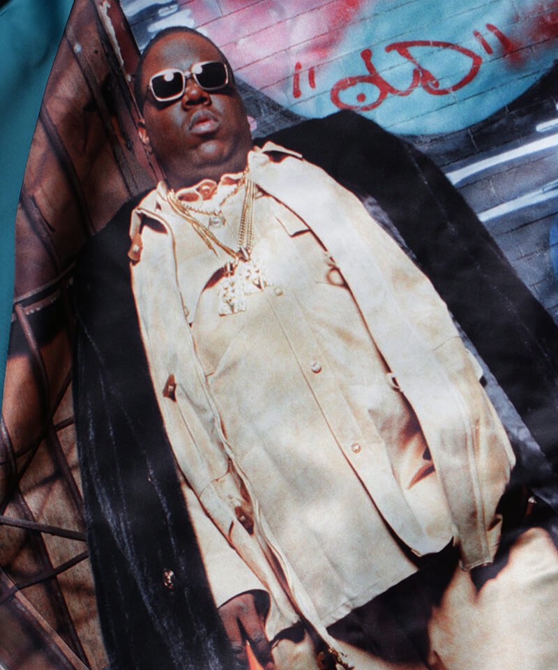 Official Artist Goods / バンドTなど ｜THE NOTORIOUS B.I.G. / ノトーリアス・B.I.G.：BOMBER JACKET (TURQUOISE)　商品画像4