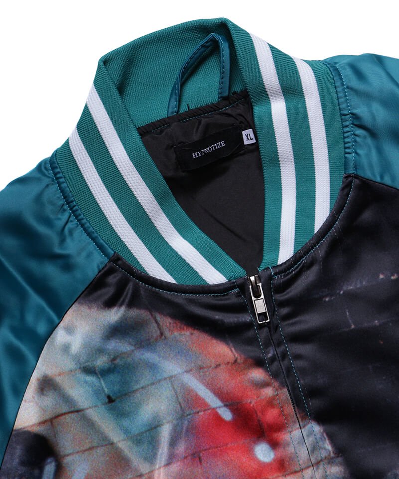 Official Artist Goods / バンドTなど ｜THE NOTORIOUS B.I.G. / ノトーリアス・B.I.G.：BOMBER JACKET (TURQUOISE)　商品画像6