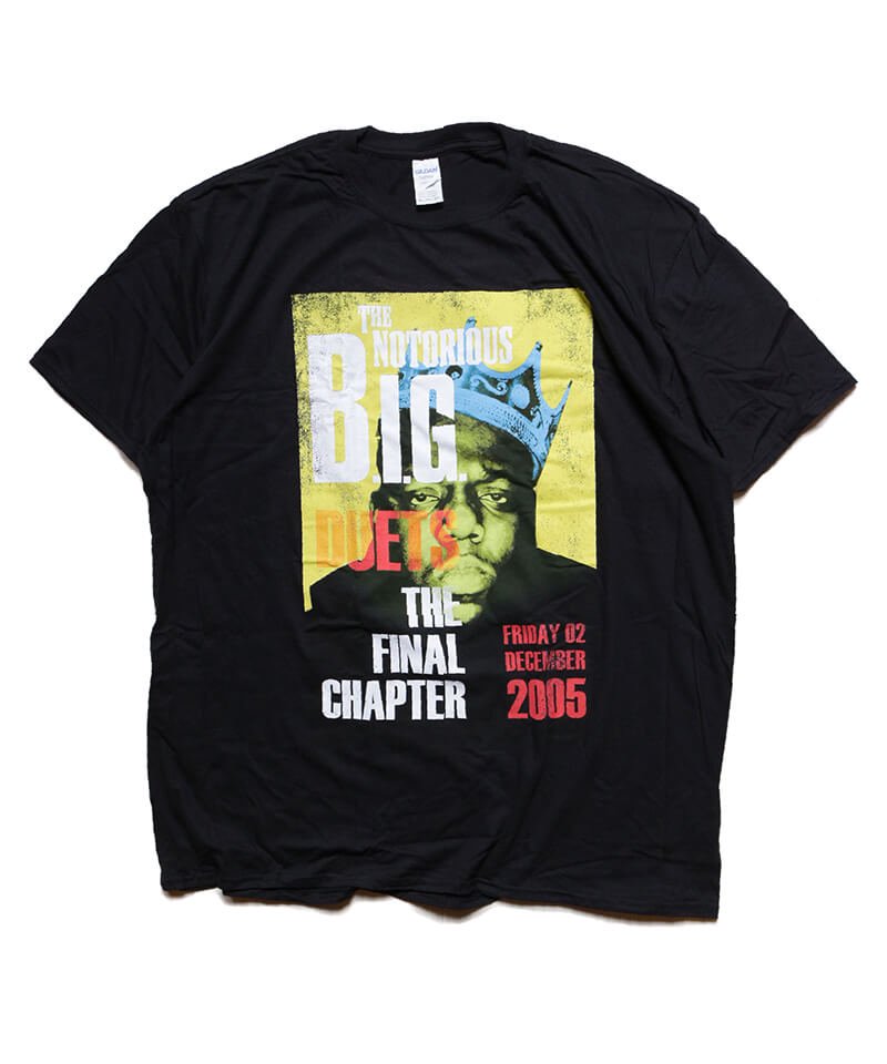Official Artist Goods / バンドTなど ｜ THE NOTORIOUS B.I.G. / ノトーリアス・B.I.G.：FINAL CHAPTER T-SHIRT (BLACK)　商品画像