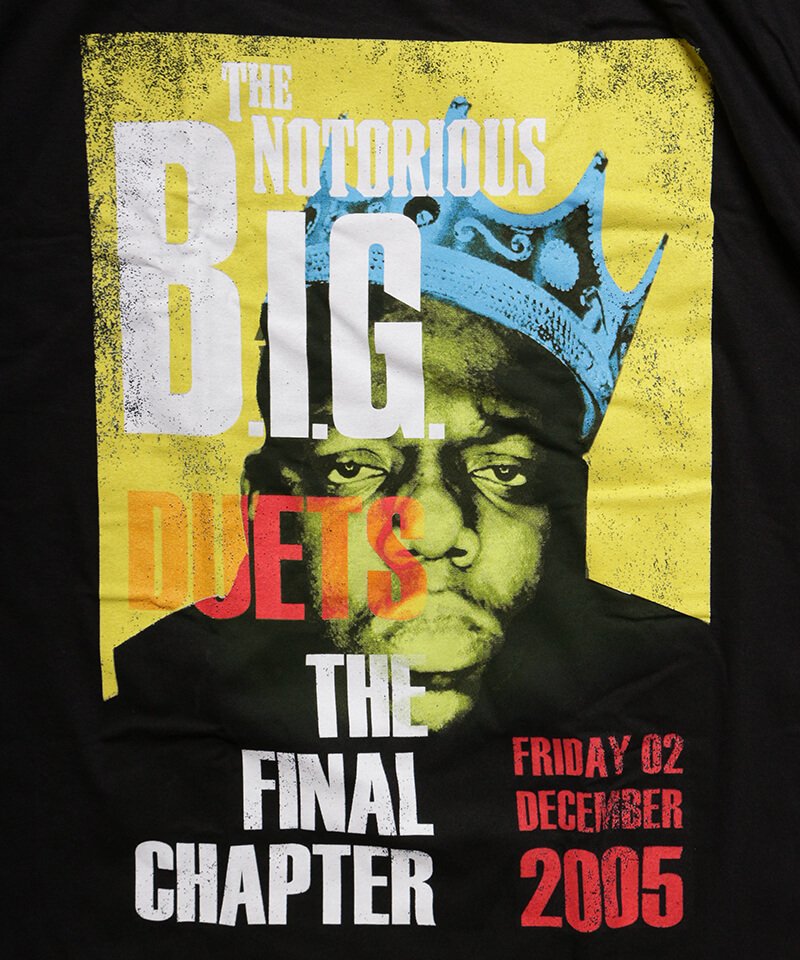 Official Artist Goods / バンドTなど ｜THE NOTORIOUS B.I.G. / ノトーリアス・B.I.G.：FINAL CHAPTER T-SHIRT (BLACK)　商品画像1