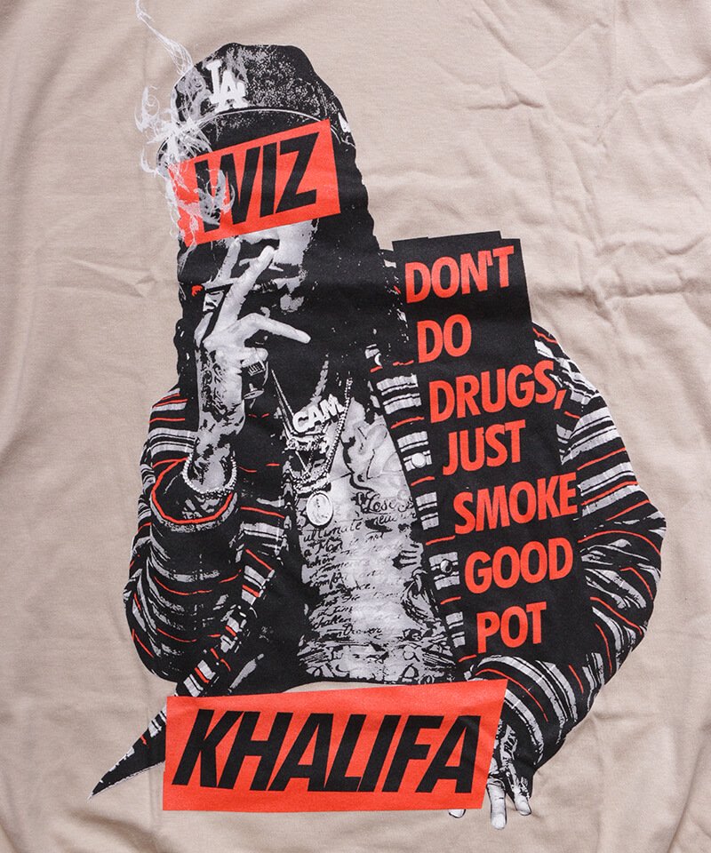 WIZ KHALIFA / ウィズ・カリファ：PROPAGANDA T-SHIRT (SAND