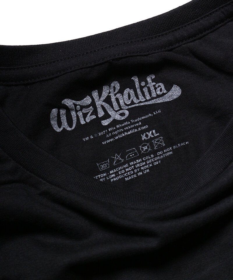 Official Artist Goods / バンドTなど ｜WIZ KHALIFA / ウィズ・カリファ：90's T-SHIRT (BLACK) 商品画像2
