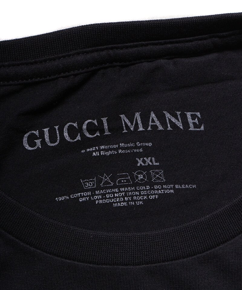 Official Artist Goods / バンドTなど ｜GUCCI MANE / グッチ・メイン：GUCCI COLLAGE T-SHIRT (BLACK) 商品画像1