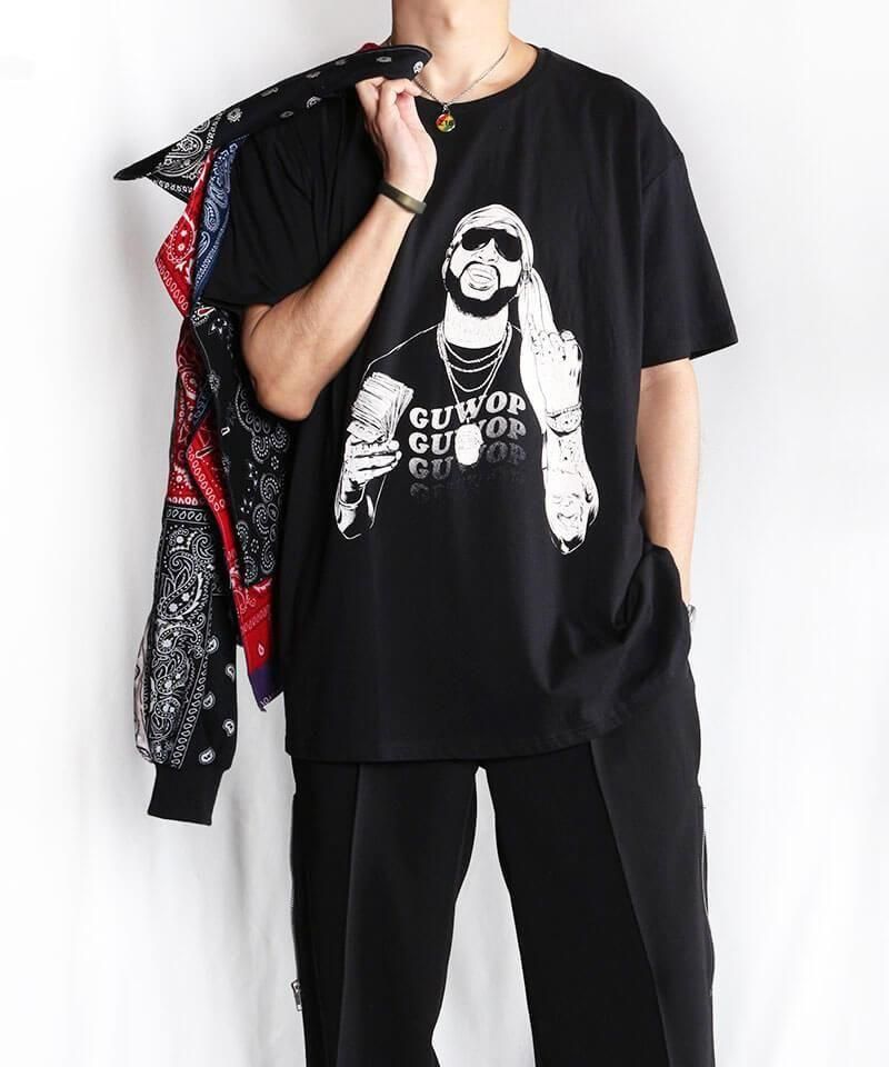 GUCCI MANE / グッチ・メイン：PINKIES UP T-SHIRT (BLACK) - セレクト