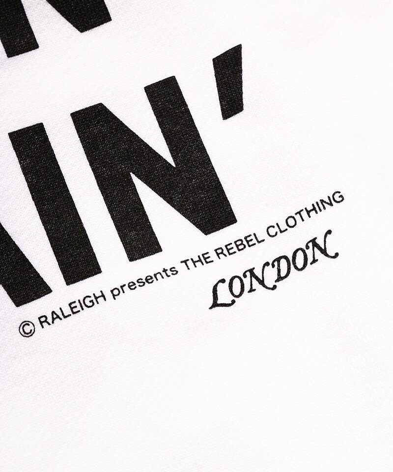 RALEIGH / ラリー（RED MOTEL / レッドモーテル） ｜“BRIGHTON MOST ‘GODLESS CITY IN BRITAIN'” C/N SWEAT (Loose Fit : WHITE)商品画像3