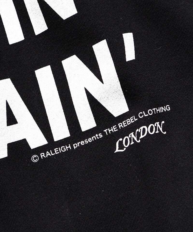RALEIGH / ラリー（RED MOTEL / レッドモーテル） ｜“BRIGHTON MOST ‘GODLESS CITY IN BRITAIN'” C/N SWEAT (Loose Fit : BLACK)商品画像3