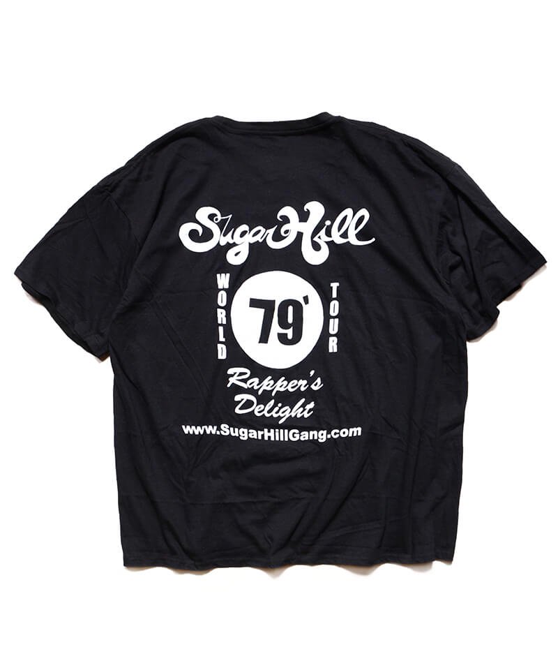 Official Artist Goods / バンドTなど ｜THE SUGAR HIL GANG / シュガーヒル・ギャング：RAPPERS DELIGHT TOUR T-SHIRT (BLACK) 商品画像1