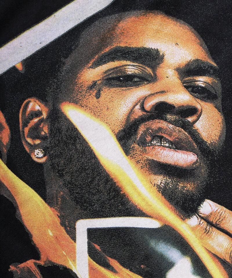 KEVIN GATES / ケビン・ゲーツ：POLAROID FLAME T-SHIRT (BLACK