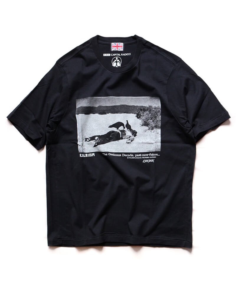RALEIGH / ラリー（RED MOTEL / レッドモーテル） ｜ “The Ominous Decade (Past-Now-Future)” T-SHIRTS (BLACK)商品画像