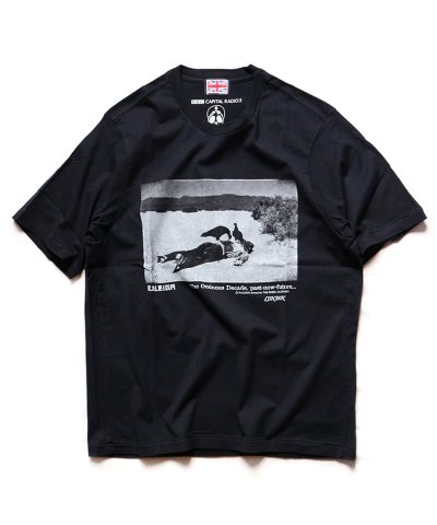 RALEIGH / ラリー（RED MOTEL / レッドモーテル） / “The Ominous Decade (Past-Now-Future)” T-SHIRTS (BLACK)