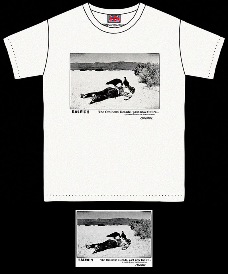 RALEIGH / ラリー（RED MOTEL / レッドモーテル） ｜“The Ominous Decade (Past-Now-Future)” T-SHIRTS (WHITE)商品画像11