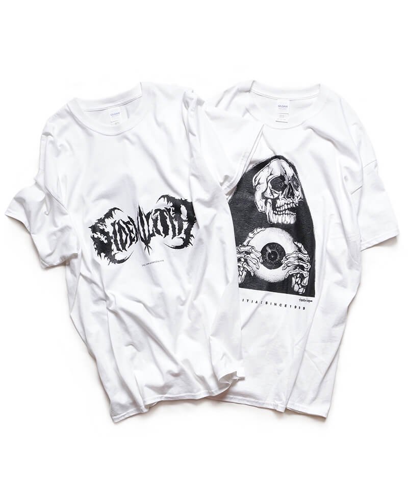 Official Artist Goods / バンドTなど ｜SIDEMILITIA inc. / サイドミリティア：OFFICIAL T-SHIRT (WHITE / A)　商品画像2