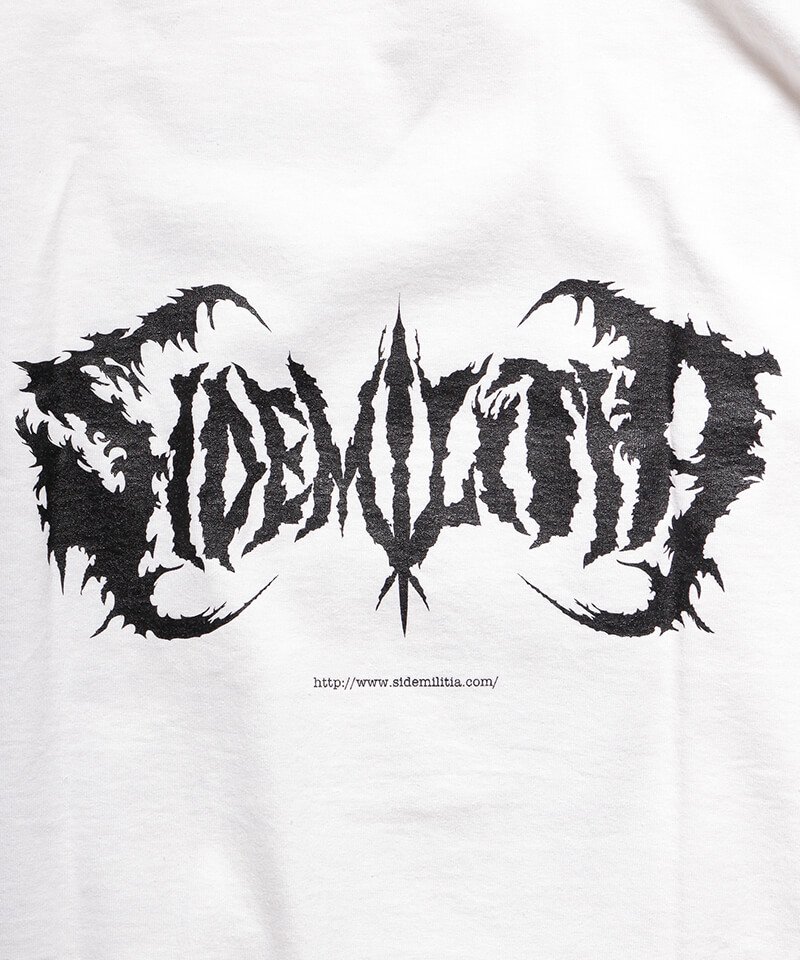 Official Artist Goods / バンドTなど ｜SIDEMILITIA inc. / サイドミリティア：OFFICIAL T-SHIRT (WHITE / A)　商品画像4
