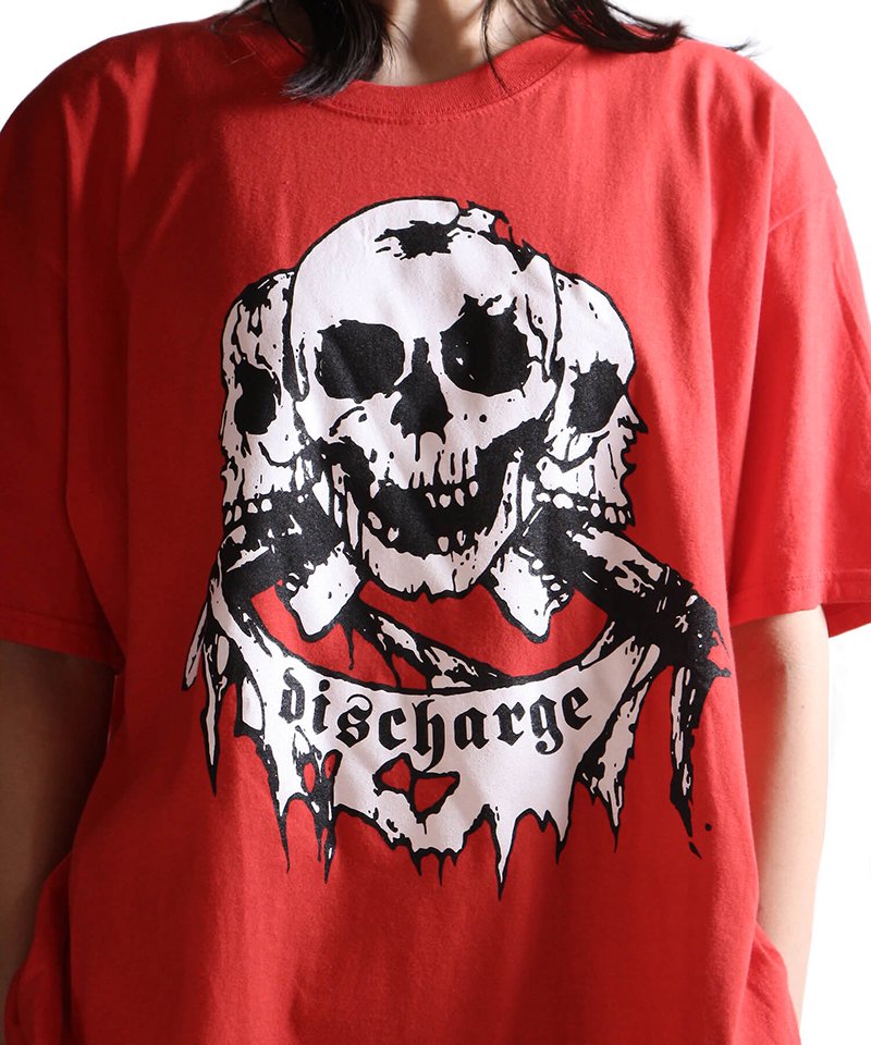 Official Artist Goods / バンドTなど ｜DISCHARGE / ディスチャージ：BORN TO DIE T-SHIRT (RED)　商品画像8