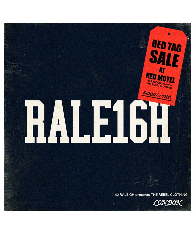 RALEIGH / ラリー（RED MOTEL / レッドモーテル） ｜RALE16H UNIVERSITY “TOO TOUGH TO DIE” 天下無敵90’s T-SHIRTS (NAVY)商品画像9