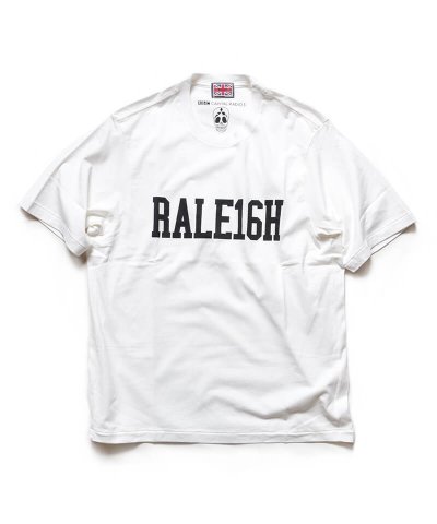 RALEIGH / ラリー（RED MOTEL / レッドモーテル） / RALE16H UNIVERSITY “TOO TOUGH TO DIE” 天下無敵90’s T-SHIRTS (WHITE)