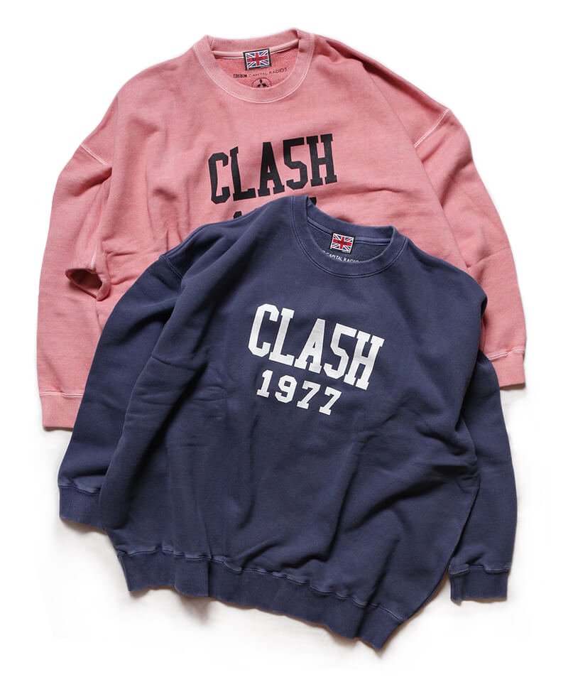 RALEIGH / ラリー（RED MOTEL / レッドモーテル） ｜RALE16H UNIVERSITY “CLA5H 1977” C/N VINTAGE SWEAT (Loose Fit：NAVY)商品画像8