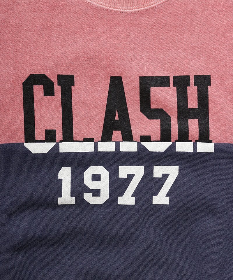 RALEIGH / ラリー（RED MOTEL / レッドモーテル） ｜RALE16H UNIVERSITY “CLA5H 1977” C/N VINTAGE SWEAT (Loose Fit：NAVY)商品画像9