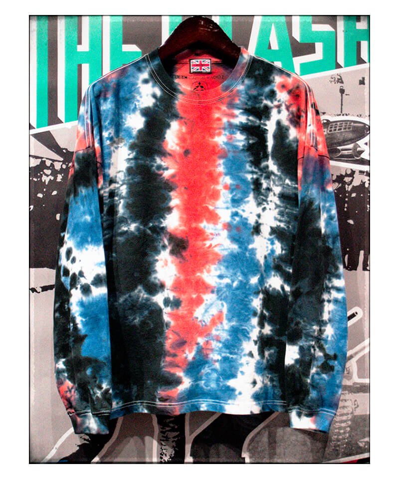 STYLE / スタイル ｜RALEIGH / ラリー（RED MOTEL / レッドモーテル）“The Second Summer of Love” Tie-Dye L/S T-SHIRTS (Loose Fit)商品画像1