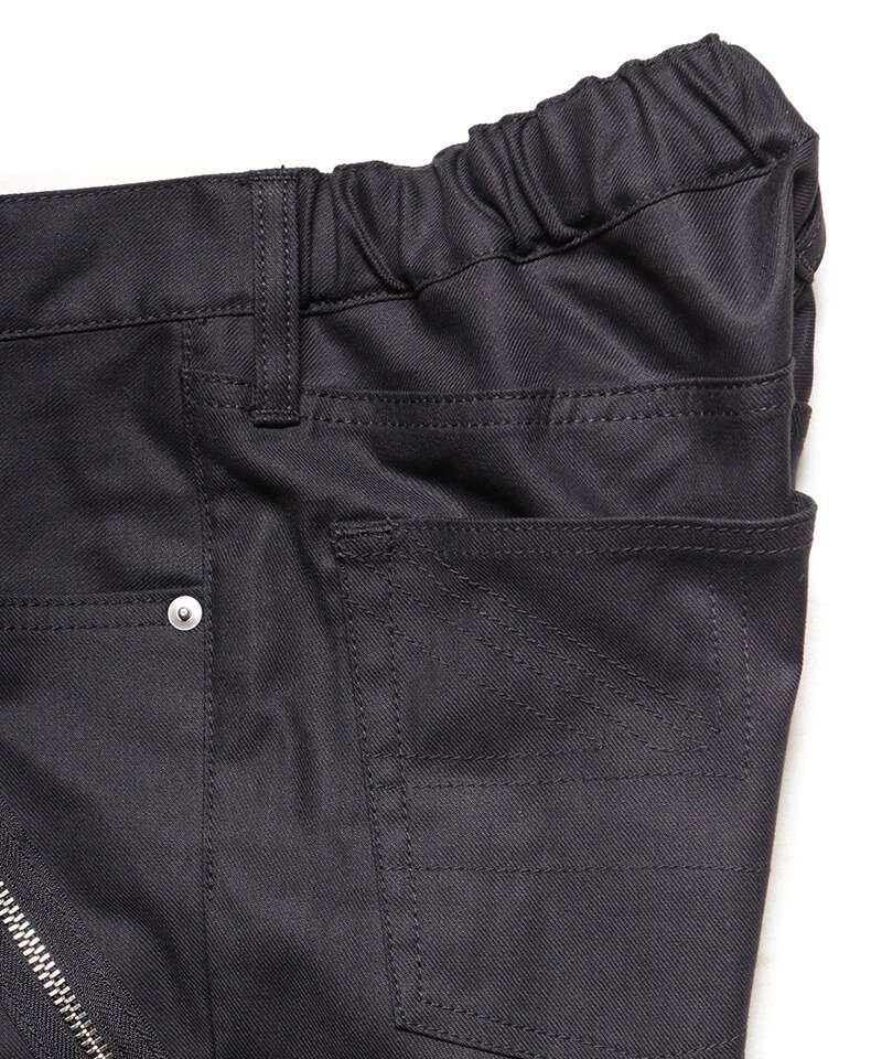 RALEIGH / ラリー（RED MOTEL / レッドモーテル） ｜“Just Like Taking Candy From A Baby” ZIP SLIM TROUSERS (BLACK)商品画像12